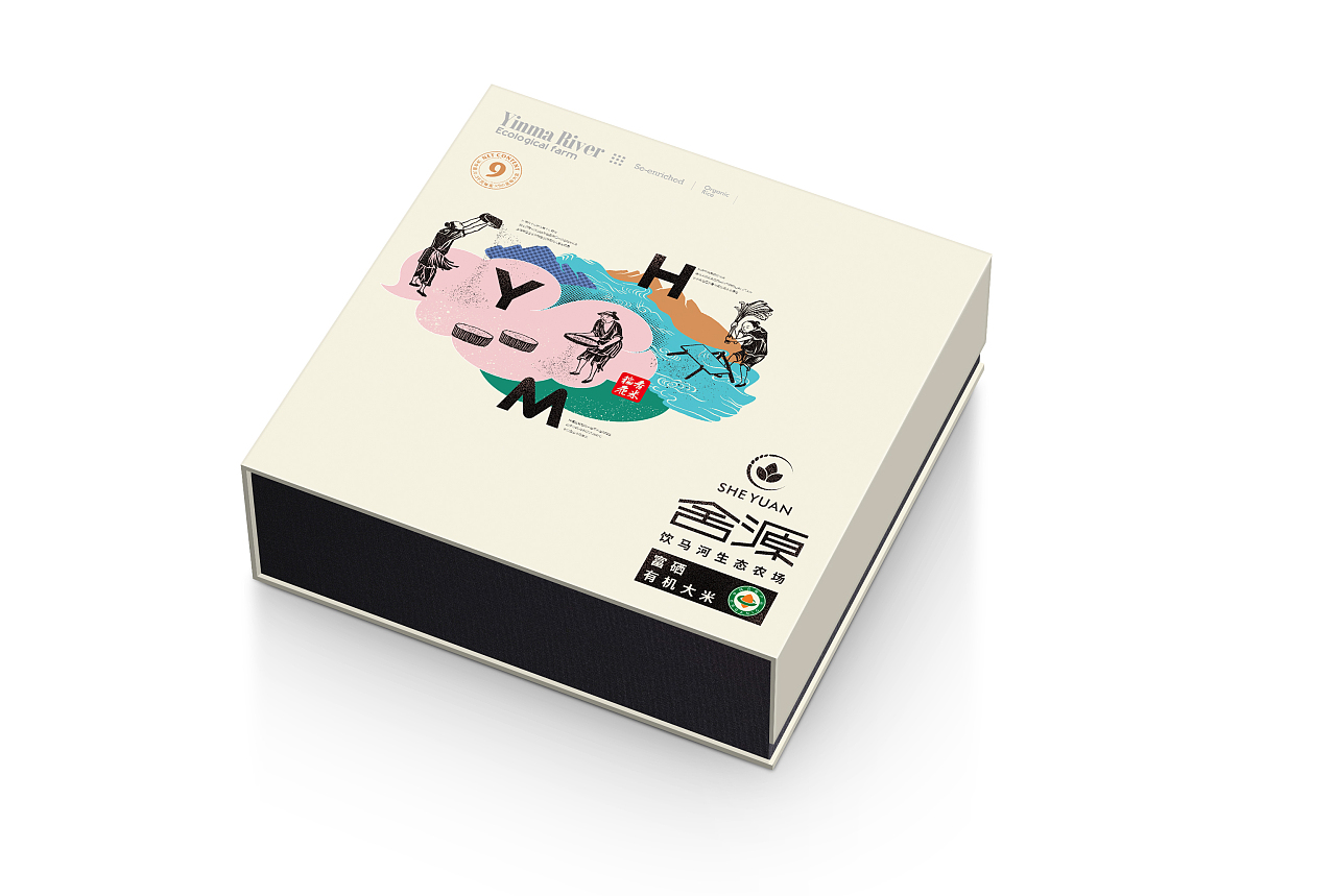 匠心精“裝”，自然饋贈(zèng)的味蕾之約——吉林飲馬河舍源有機(jī)大米包裝設(shè)計(jì)解析